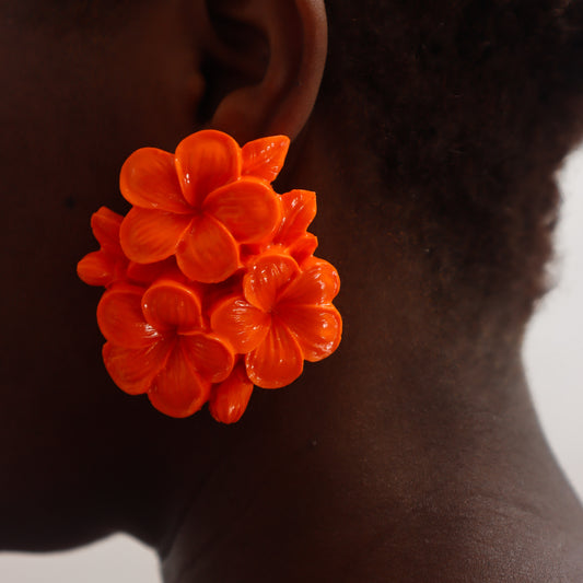 Mango-Blossom handmade Statement hypo-allergenic Earrings