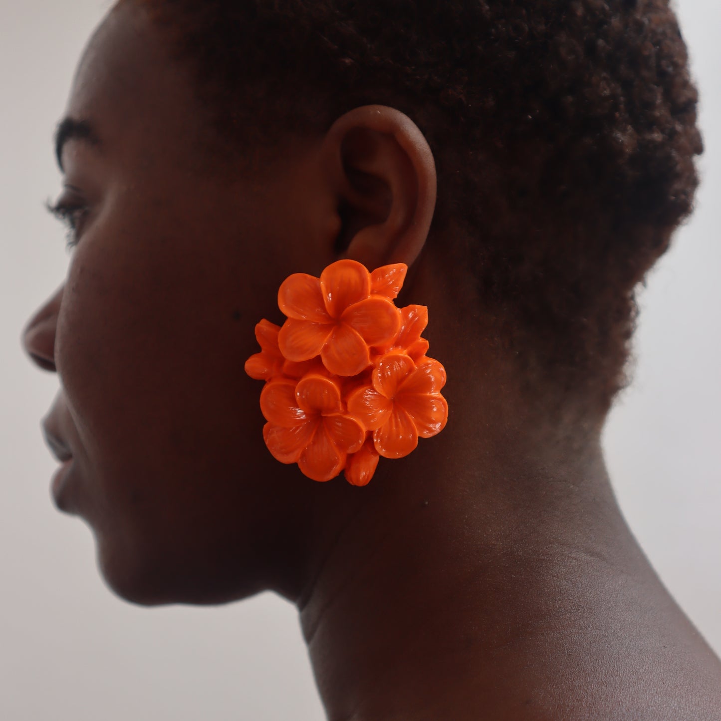 Mango-Blossom handmade Statement hypo-allergenic Earrings