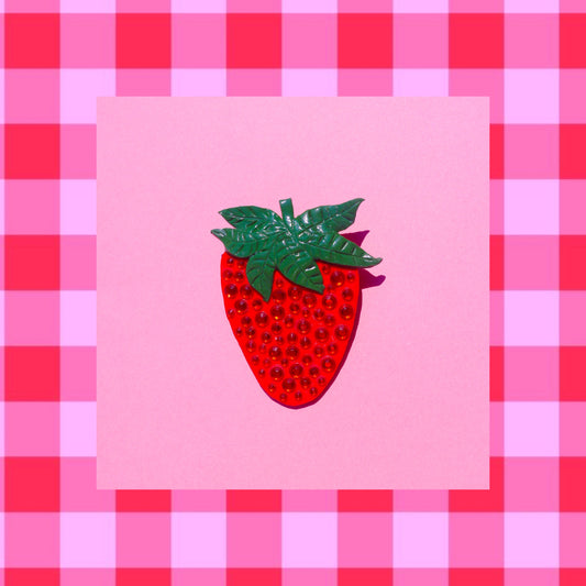 Sparkle Berry Strawberry Pin